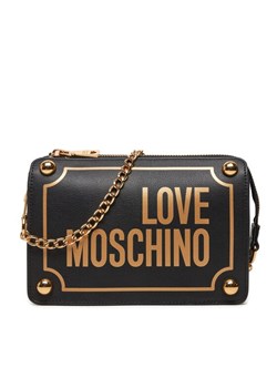 LOVE MOSCHINO Torebka JC4353PP0IK1100A Czarny ze sklepu MODIVO w kategorii Kopertówki - zdjęcie 182648539