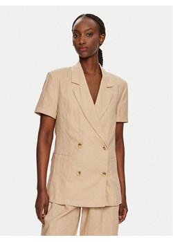 ViCOLO Marynarka TB2741 Beżowy Regular Fit ze sklepu MODIVO w kategorii Marynarki damskie - zdjęcie 182648569