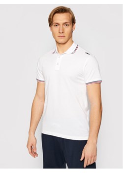 CMP Polo 39D8367 Biały Regular Fit ze sklepu MODIVO w kategorii T-shirty męskie - zdjęcie 182648578