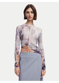 Desigual Bluzka North Bay 24WWJF60 Szary Regular Fit ze sklepu MODIVO w kategorii Bluzki damskie - zdjęcie 182648599