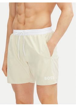 BOSS Szorty kąpielowe Starfish 50514429 Écru Regular Fit - id: 0000305115560 - marki BOSS HUGO BOSS - 182648636 BOSS Szorty kąpielowe Starfish 50514429 Écru Regular Fit ze sklepu MODIVO w kategorii Kąpielówki - zdjęcie 182648636