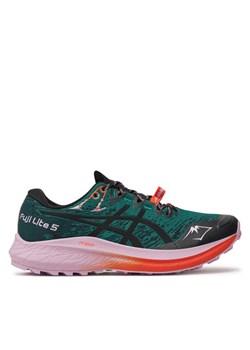 Asics Buty do biegania Fuji Lite 5 1012B690 Zielony ze sklepu MODIVO w kategorii Buty sportowe damskie - zdjęcie 182648637