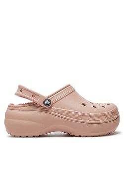Crocs Klapki Classic Platform Lined Clog W 207938 Różowy ze sklepu MODIVO w kategorii Klapki damskie - zdjęcie 182648657