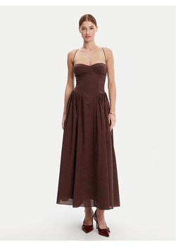 BARDOT Sukienka wieczorowa 59786DB Brązowy Regular Fit ze sklepu MODIVO w kategorii Sukienki - zdjęcie 182648667