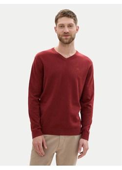 Tom Tailor Sweter 1039806 Czerwony Regular Fit ze sklepu MODIVO w kategorii Swetry męskie - zdjęcie 182648688