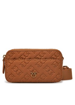 PINKO Torebka Camera Bag Mini PE 25 PLTT 104292 A1YB Brązowy ze sklepu MODIVO w kategorii Listonoszki - zdjęcie 182648717