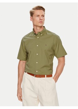 Tommy Hilfiger Koszula MW0MW33809 Zielony Regular Fit ze sklepu MODIVO w kategorii Koszule męskie - zdjęcie 182648728