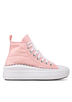Converse Trampki Chuck Taylor All Star Move Hi 272853C Różowy ze sklepu MODIVO w kategorii Trampki dziecięce - zdjęcie 182648869