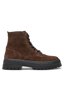 Pepe Jeans Trapery PMS50249 Brązowy ze sklepu MODIVO w kategorii Buty zimowe męskie - zdjęcie 182648927