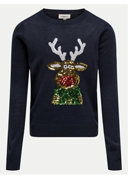 Kids ONLY Sweter Xmas 15331289 Granatowy Relaxed Fit ze sklepu MODIVO w kategorii Swetry chłopięce - zdjęcie 182649006