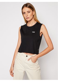 Vans Top Junior V Muscle Crop VN0A4DNG Czarny Cropped Fit ze sklepu MODIVO w kategorii Bluzki damskie - zdjęcie 182649017