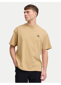 Solid T-Shirt Manes 21108333 Brązowy Regular Fit ze sklepu MODIVO w kategorii T-shirty męskie - zdjęcie 182649149