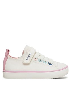 Geox Trampki J Gisli Girl J454NA 00010 C1000 M Biały ze sklepu MODIVO w kategorii Trampki dziecięce - zdjęcie 182649279