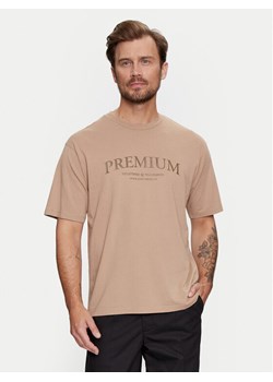 Jack&Jones T-Shirt Jprbluwinston 12255611 Brązowy Regular Fit ze sklepu MODIVO w kategorii T-shirty męskie - zdjęcie 182649355