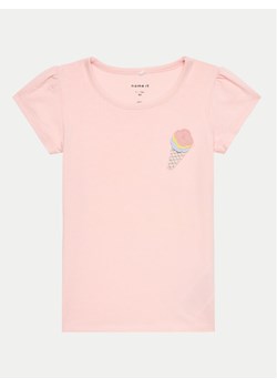 NAME IT T-Shirt Fedora 13228633 Różowy Regular Fit ze sklepu MODIVO w kategorii Bluzki dziewczęce - zdjęcie 182649476