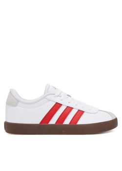 adidas Sneakersy VL COURT 3.0 K IH3484 Biały ze sklepu MODIVO w kategorii Buty sportowe dziecięce - zdjęcie 182649487