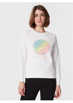 Fracomina Bluza FP23ST9015F400N5 Biały Regular Fit ze sklepu MODIVO w kategorii Bluzy damskie - zdjęcie 182649559