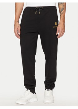 KARL LAGERFELD Spodnie dresowe 705461 551900 Czarny Regular Fit ze sklepu MODIVO w kategorii Spodnie męskie - zdjęcie 182649595