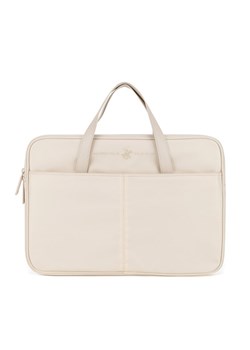 Beverly Hills Polo Club Torba na laptopa BHPC-K-027-06 Beżowy ze sklepu MODIVO w kategorii Torby na laptopa - zdjęcie 182649598