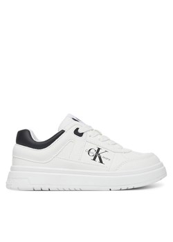 Calvin Klein Jeans Sneakersy Low Cut Lace-Up Sneaker V3X9-82090-1355 M Biały ze sklepu MODIVO w kategorii Buty sportowe dziecięce - zdjęcie 182649615