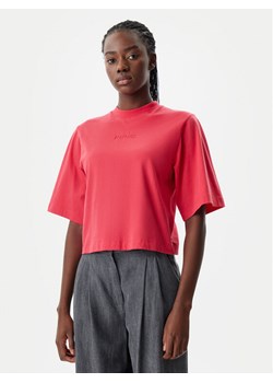 PINKO T-Shirt 104604 A2F8 O57 Czerwony Regular Fit ze sklepu MODIVO w kategorii Bluzki damskie - zdjęcie 182649648