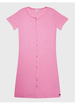 Guess Sukienka codzienna J2RK81 R9UO1 Różowy Slim Fit ze sklepu MODIVO w kategorii Sukienki dziewczęce - zdjęcie 182649687
