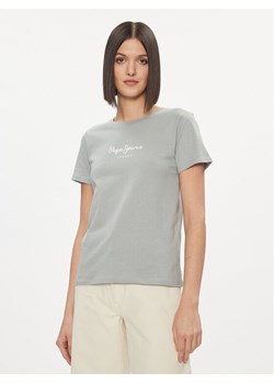 Pepe Jeans T-Shirt Wendy PL505480 Zielony Regular Fit ze sklepu MODIVO w kategorii Bluzki damskie - zdjęcie 182649725