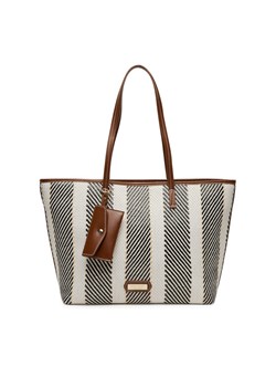 Nine West Torebka Lilla3 Beżowy ze sklepu MODIVO w kategorii Torby Shopper bag - zdjęcie 182649729