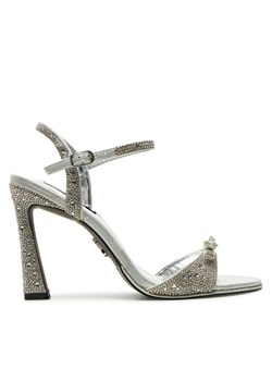 Steve Madden Sandały Chanter SM11003439-04004-968 Srebrny ze sklepu MODIVO w kategorii Sandały damskie - zdjęcie 182649738