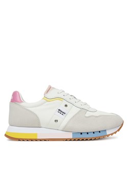 Blauer Sneakersy S5MELROSE02 Biały ze sklepu MODIVO w kategorii Buty sportowe damskie - zdjęcie 182649829
