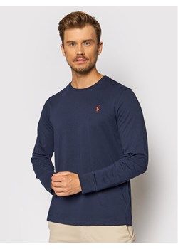 Polo Ralph Lauren Longsleeve Classics 710671468024 Granatowy Slim Fit ze sklepu MODIVO w kategorii T-shirty męskie - zdjęcie 182649869