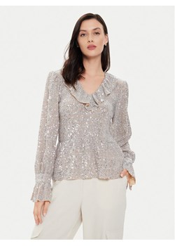 Karen by Simonsen Bluzka Nova 10104867 Srebrny Regular Fit ze sklepu MODIVO w kategorii Bluzki damskie - zdjęcie 182649875