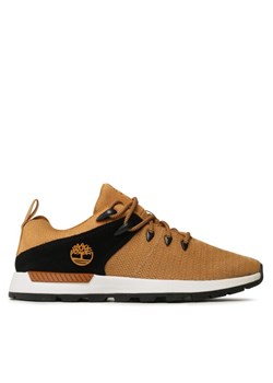Timberland Sneakersy Sprint Trekr Low Knit TB0A64SM2311 Żółty ze sklepu MODIVO w kategorii Buty trekkingowe męskie - zdjęcie 182649878