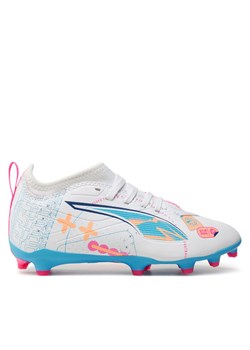 Puma Buty do piłki nożnej ULTRA 5 MATCH VOL. UP FG/AG Jr 108065 01 Biały ze sklepu MODIVO w kategorii Buty sportowe dziecięce - zdjęcie 182650016