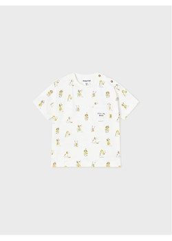Mayoral T-Shirt 1016 Biały Regular Fit ze sklepu MODIVO w kategorii Koszulki niemowlęce - zdjęcie 182650159