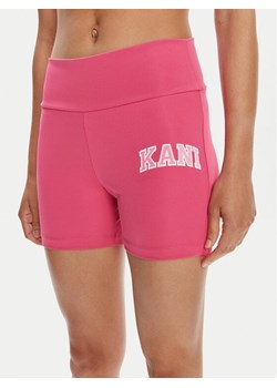 Karl Kani Szorty sportowe Small Serif 6113120 Różowy Slim Fit ze sklepu MODIVO w kategorii Szorty - zdjęcie 182650238