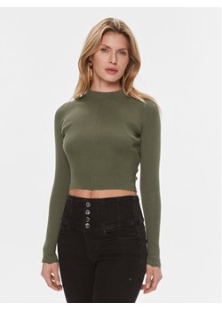 Guess Sweter Marie W4RR24 Z3C71 Zielony Regular Fit ze sklepu MODIVO w kategorii Swetry damskie - zdjęcie 182650269