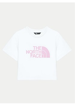 The North Face T-Shirt Easy NF0A8DRQ Biały Relaxed Fit ze sklepu MODIVO w kategorii Bluzki dziewczęce - zdjęcie 182650288