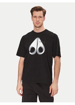 Moose Knuckles T-Shirt Maurice M15MT776 Czarny Standard Fit ze sklepu MODIVO w kategorii T-shirty męskie - zdjęcie 182650295