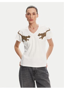 Lola Casademunt by Maite T-Shirt MS2515018 Biały Relaxed Fit ze sklepu MODIVO w kategorii Bluzki damskie - zdjęcie 182650298