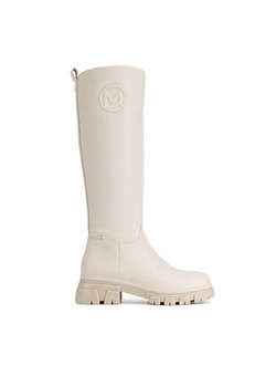MEXX Oficerki MI001805143W Beżowy ze sklepu MODIVO w kategorii Kozaki damskie - zdjęcie 182650358
