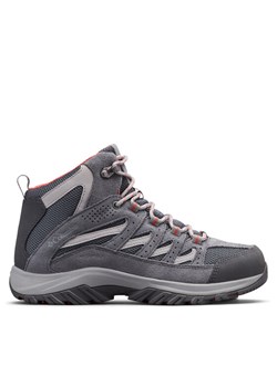 Columbia Trekkingi Crestwood Mid Waterproof 2099861 Szary ze sklepu MODIVO w kategorii Buty trekkingowe damskie - zdjęcie 182650359