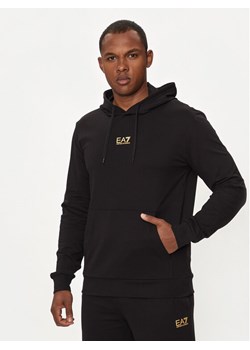 EA7 Emporio Armani Bluza 8NPM32 PJVRZ 0208 Czarny Regular Fit ze sklepu MODIVO w kategorii Bluzy męskie - zdjęcie 182650436