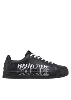 Versace Jeans Couture Sneakersy 78YA3SKC Czarny ze sklepu MODIVO w kategorii Buty sportowe męskie - zdjęcie 182650625