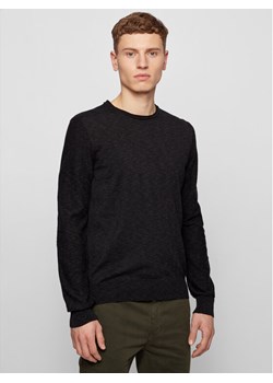 Boss Sweter Amiox 50443391 Czarny Slim Fit ze sklepu MODIVO w kategorii Swetry męskie - zdjęcie 182650648