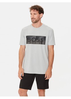 Boss T-Shirt Tee 9 50512998 Szary Regular Fit ze sklepu MODIVO w kategorii T-shirty męskie - zdjęcie 182650657