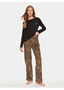 LAUREN RALPH LAUREN Piżama ILN72376F Brązowy Regular Fit ze sklepu MODIVO w kategorii Piżamy damskie - zdjęcie 182650728