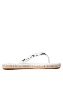 DKNY Espadryle Tabatha K1240129 Biały ze sklepu MODIVO w kategorii Klapki damskie - zdjęcie 182650959