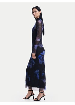 Desigual Sukienka codzienna Nueva Orleans 24WWVK54 Niebieski Slim Fit ze sklepu MODIVO w kategorii Sukienki - zdjęcie 182651007