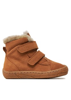 Froddo Kozaki Minni Suede G2110141-2 M Brązowy ze sklepu MODIVO w kategorii Buty zimowe dziecięce - zdjęcie 182651019